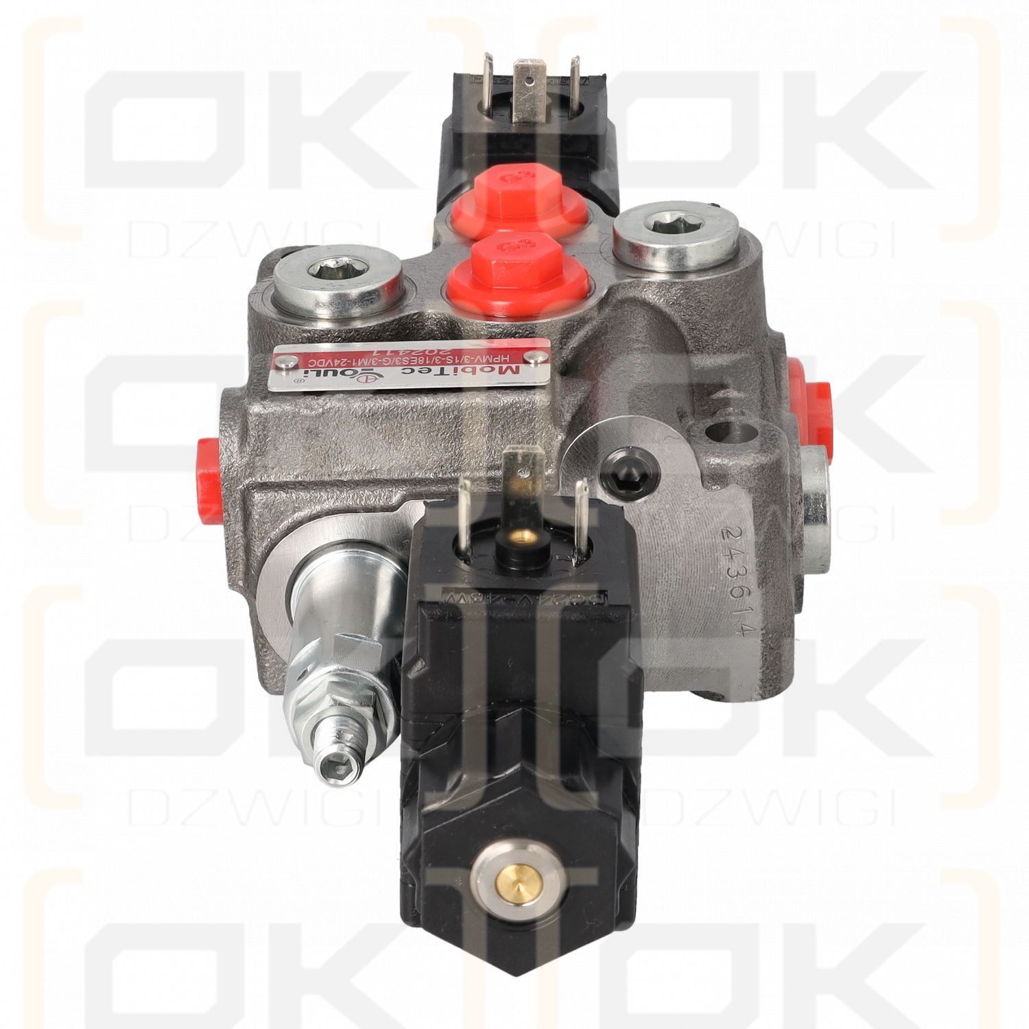 Monoblock distributor. 45l/min G3/8"; 1-section; slide 1; electric 24V; side B: electric